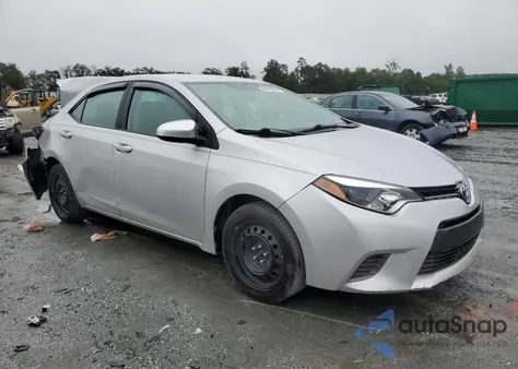 2016 Toyota Corolla L из США, поврежденный, VIN 5YFBURHE8GP503633